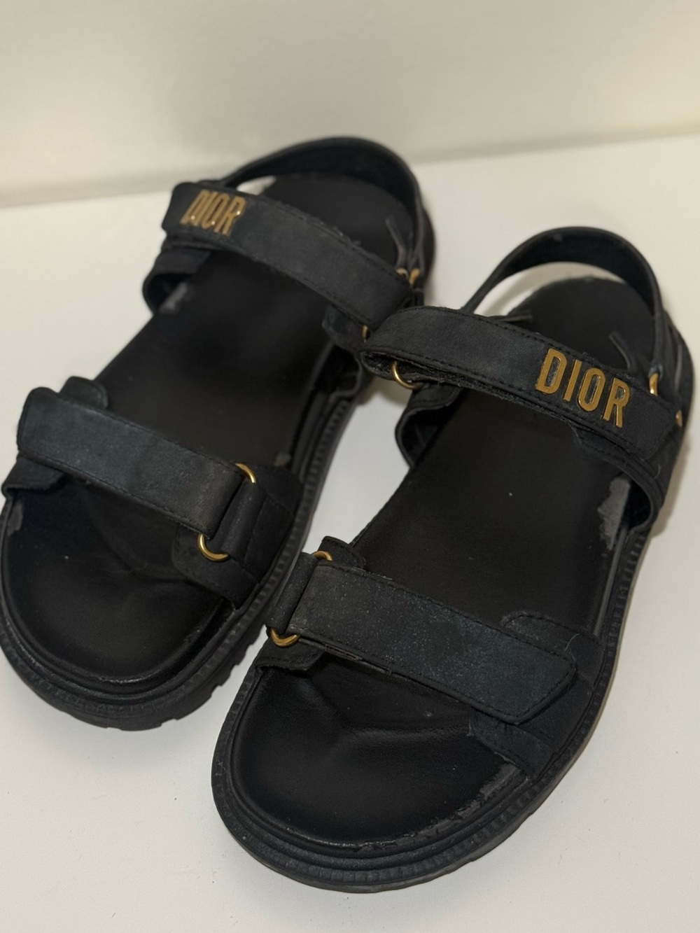 Dior Sandals Black Size 9.5 Woman